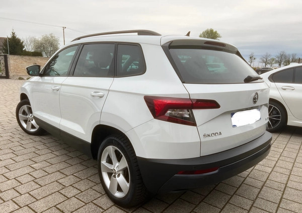 Skoda Karoq cena 64900 przebieg: 171000, rok produkcji 2018 z Skoczów małe 301